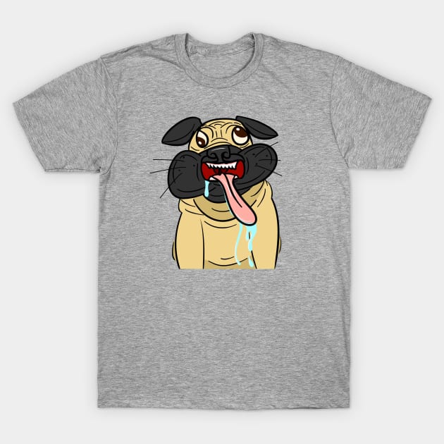 Derpy Pug T-Shirt by Myth